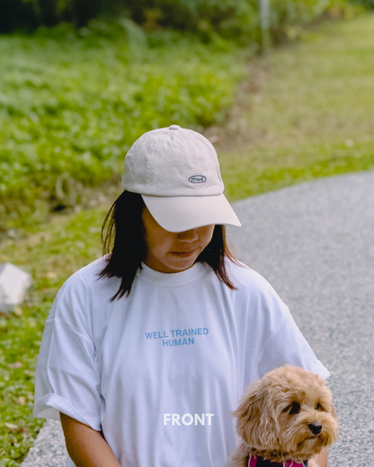 Nibblin Well Trained Human T-shirt (White)