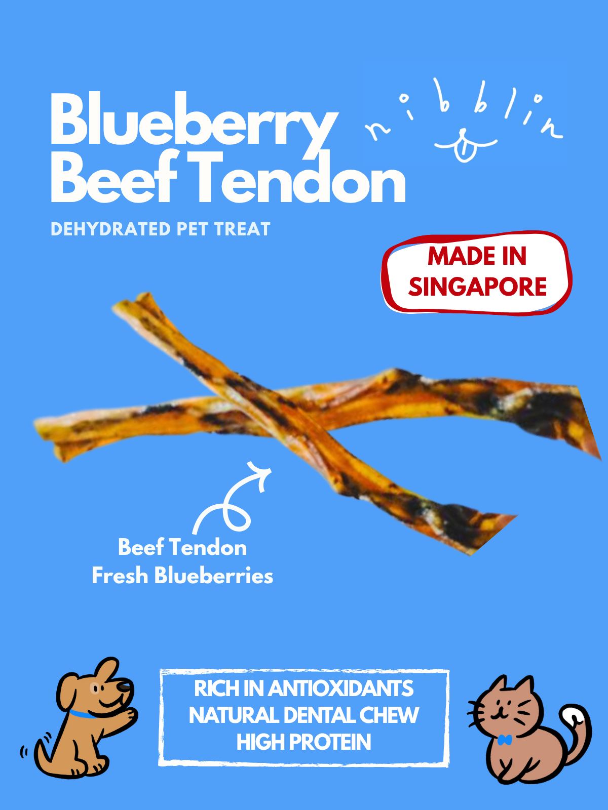 Blueberry Beef Tendon