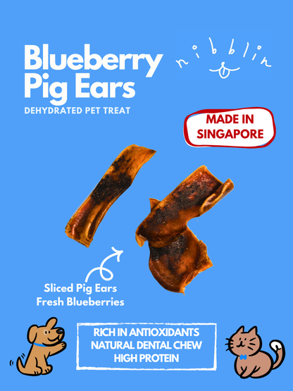 Blueberry Pig Ears (Sliced)