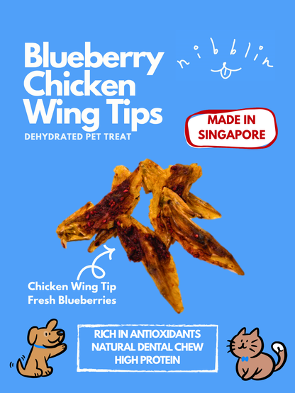 Blueberry Chicken Wing Tips